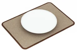 Milburn, Desk Pad, Wool And Leather