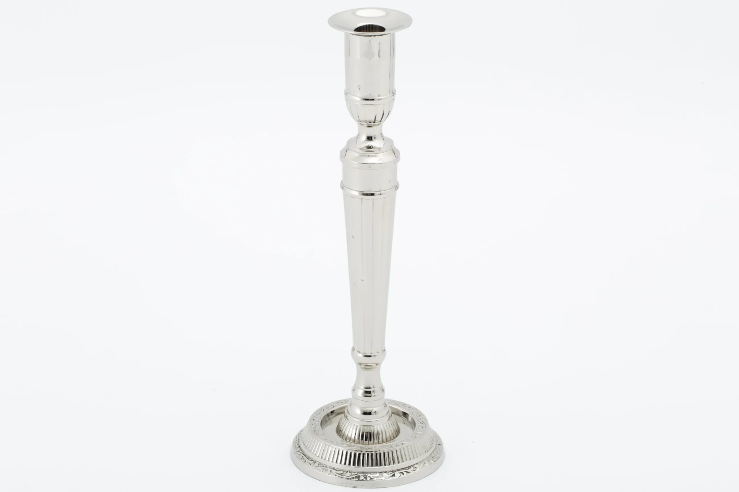 Molly, Candlestick, Nickel Plated
