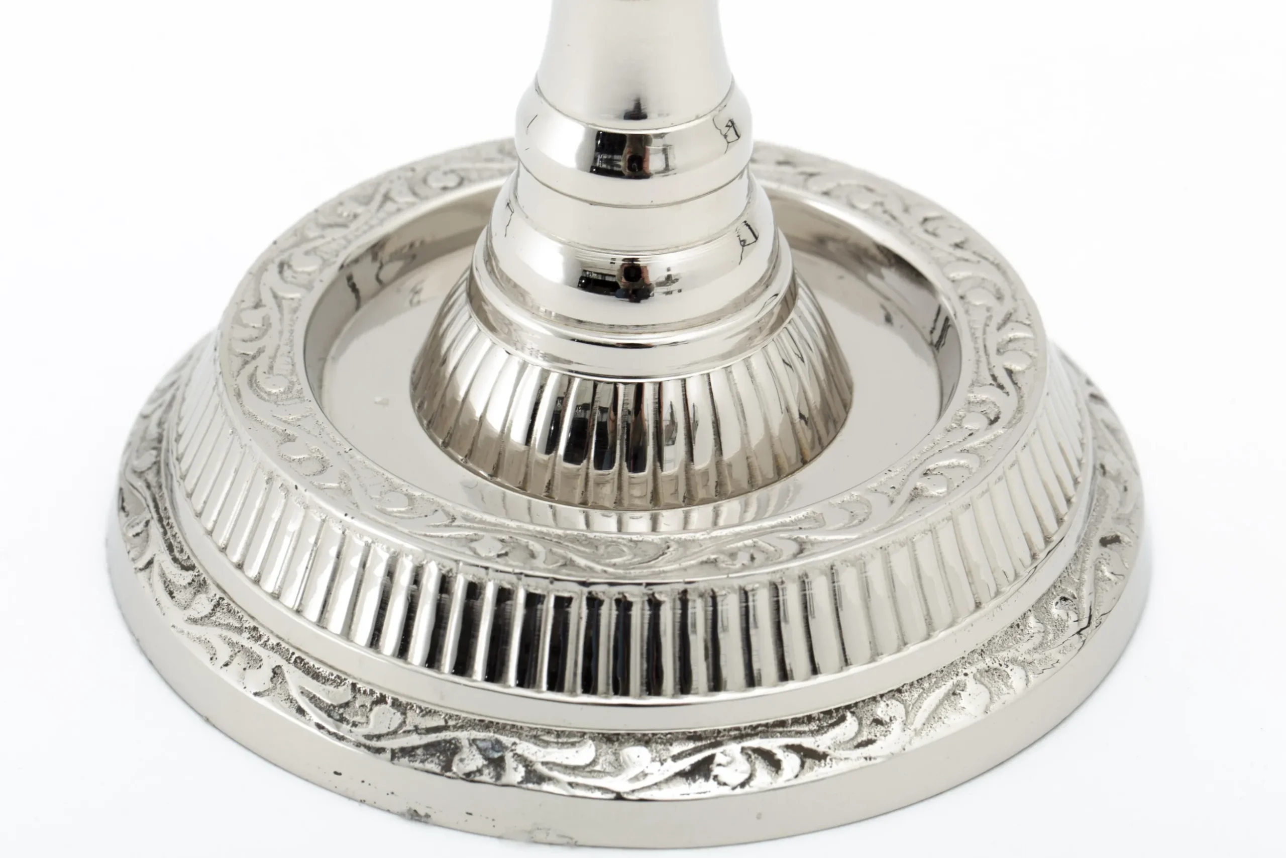 Molly, Candlestick, Nickel Plated