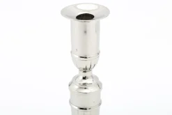 Molly, Candlestick, Nickel Plated