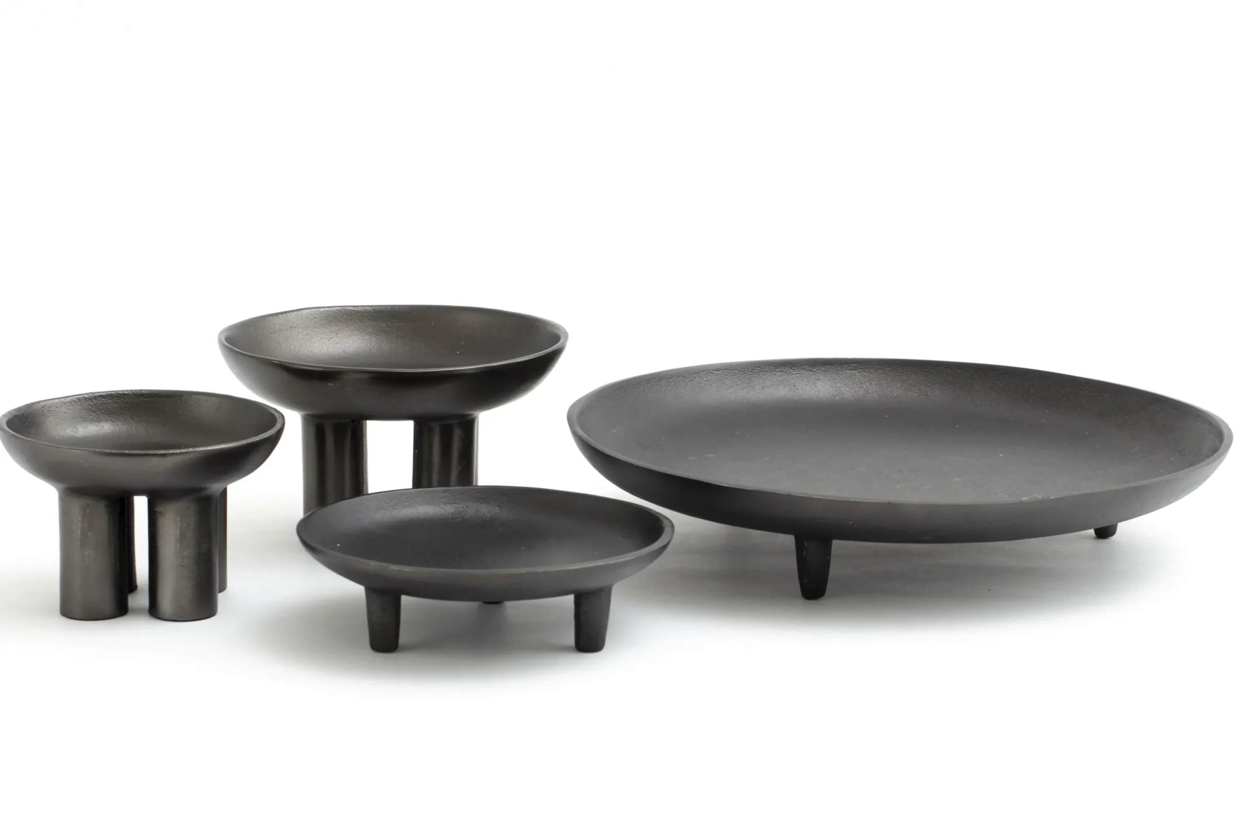 Mortimer, Dish, Metal, Black, L