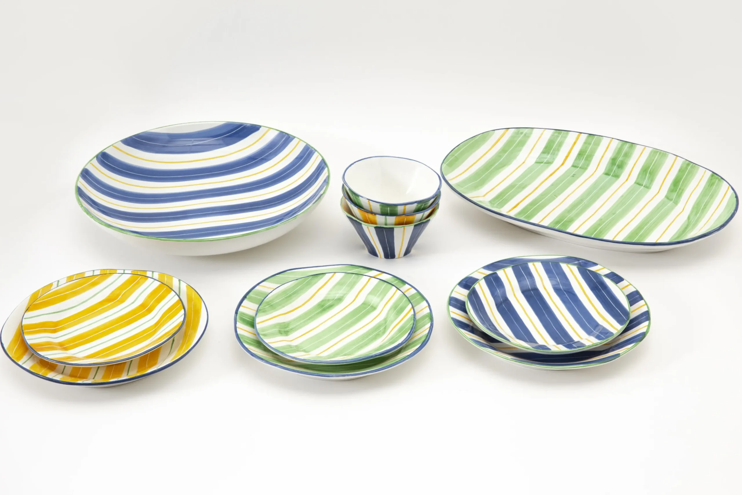 Nanna, Serving Plate, Green, Oval