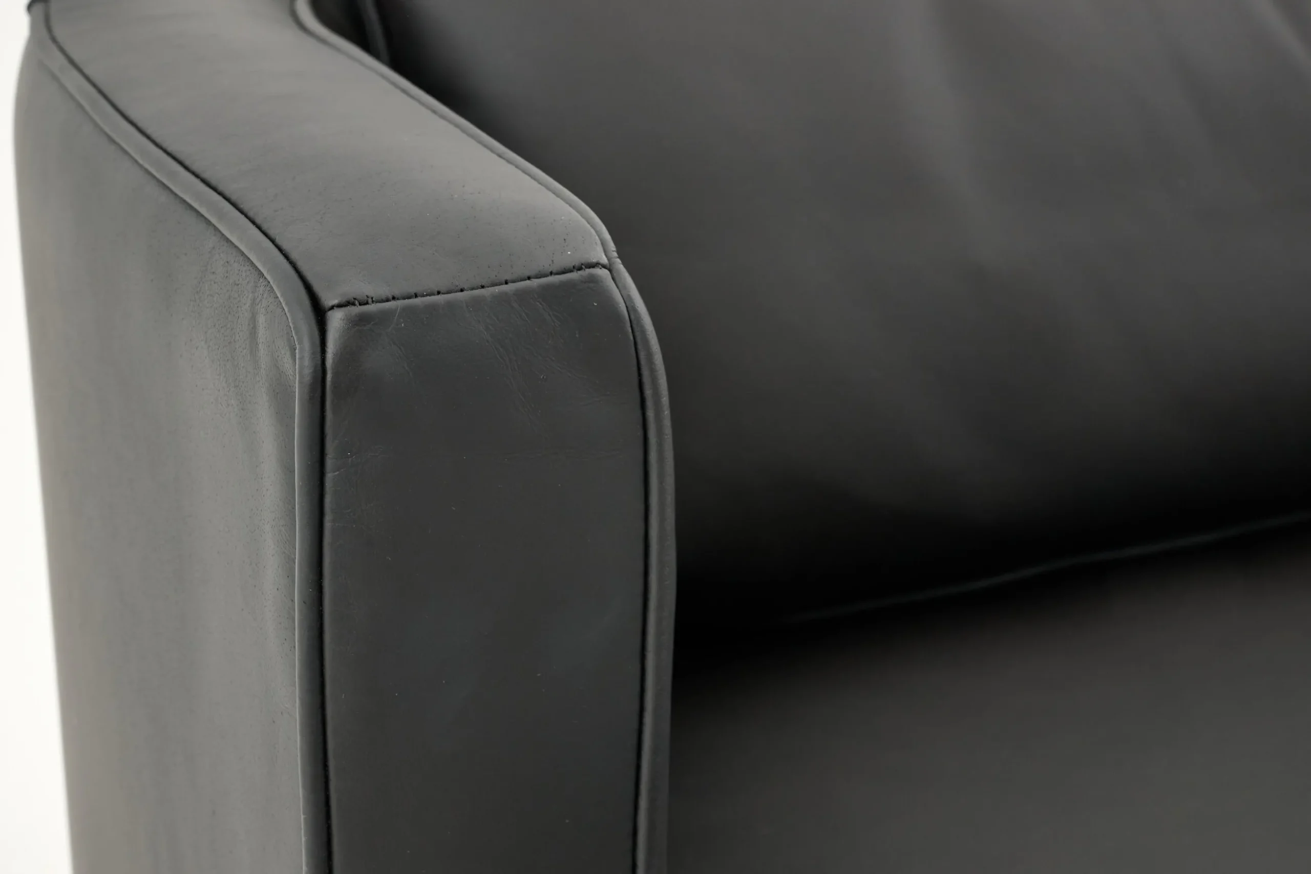 Nelia, Armchair, Leather Black, Rotatable