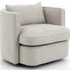 Nelia, Armchair, Natural, Rotatable