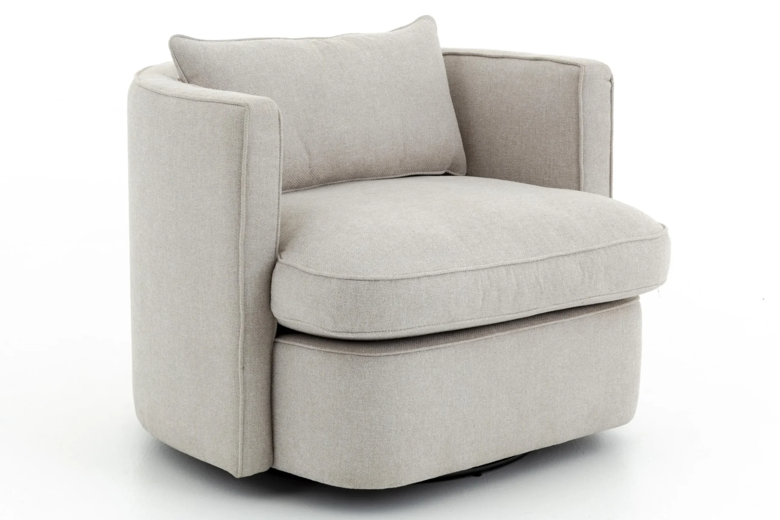 Nelia, Armchair, Natural, Rotatable