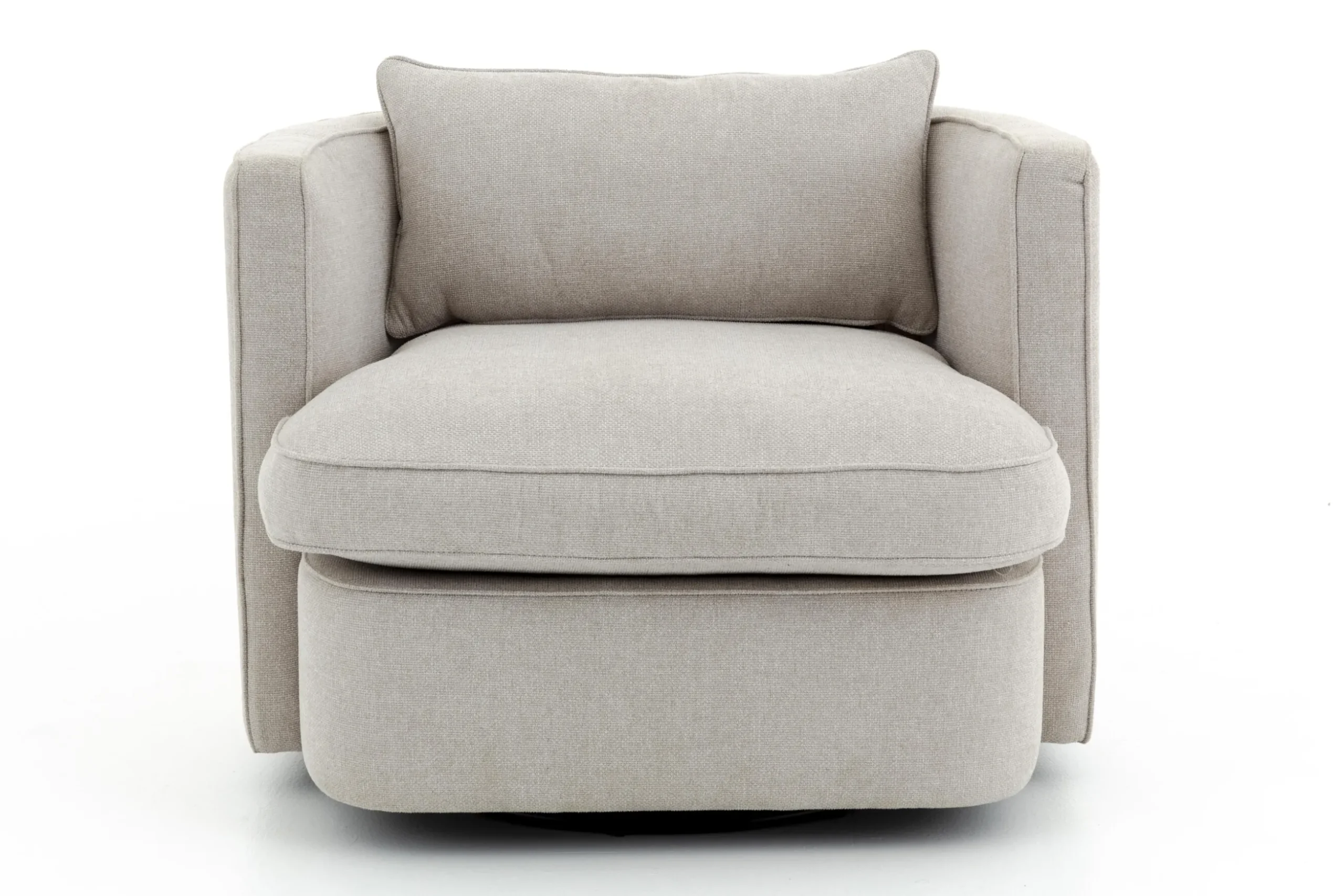 Nelia, Armchair, Natural, Rotatable