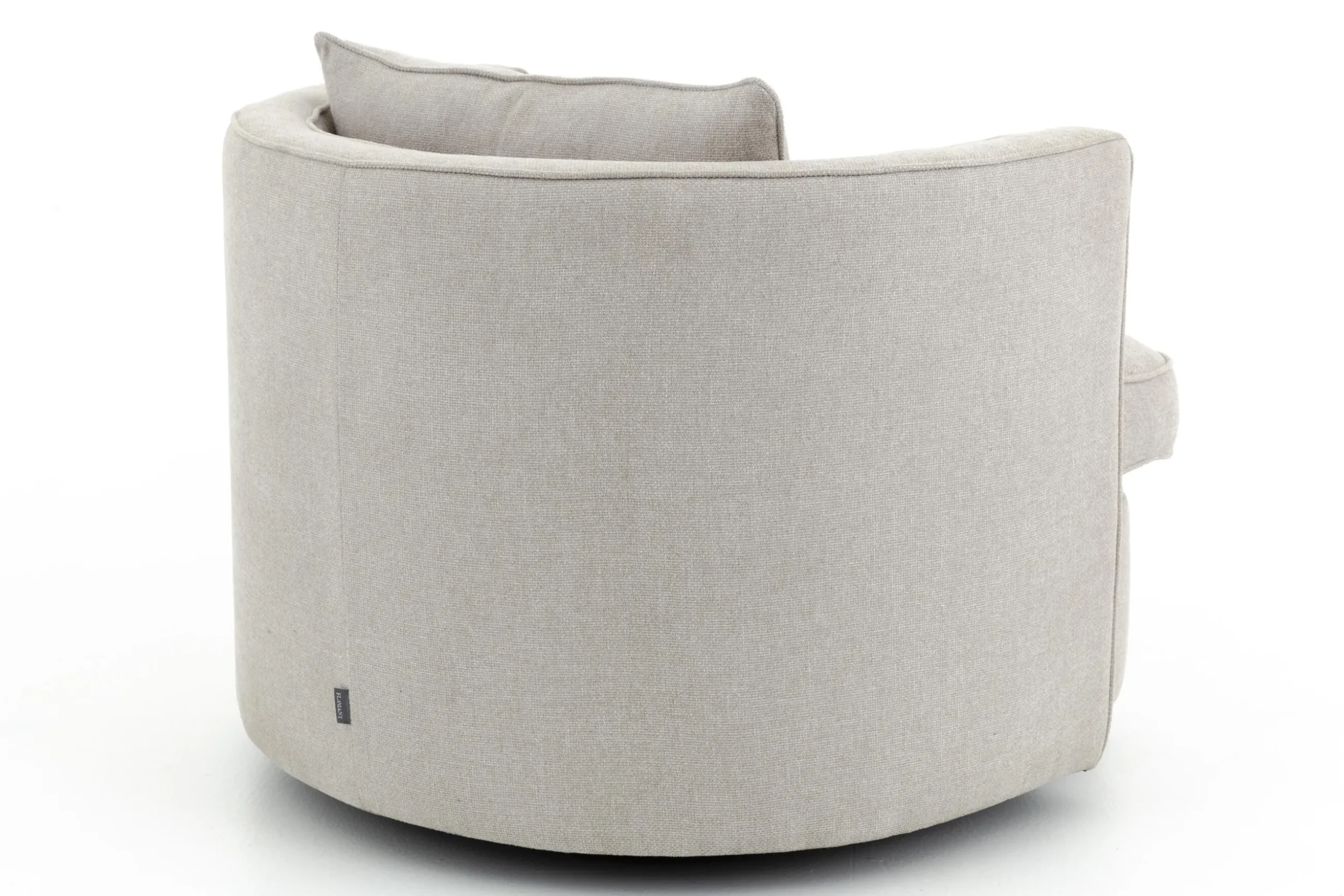 Nelia, Armchair, Natural, Rotatable