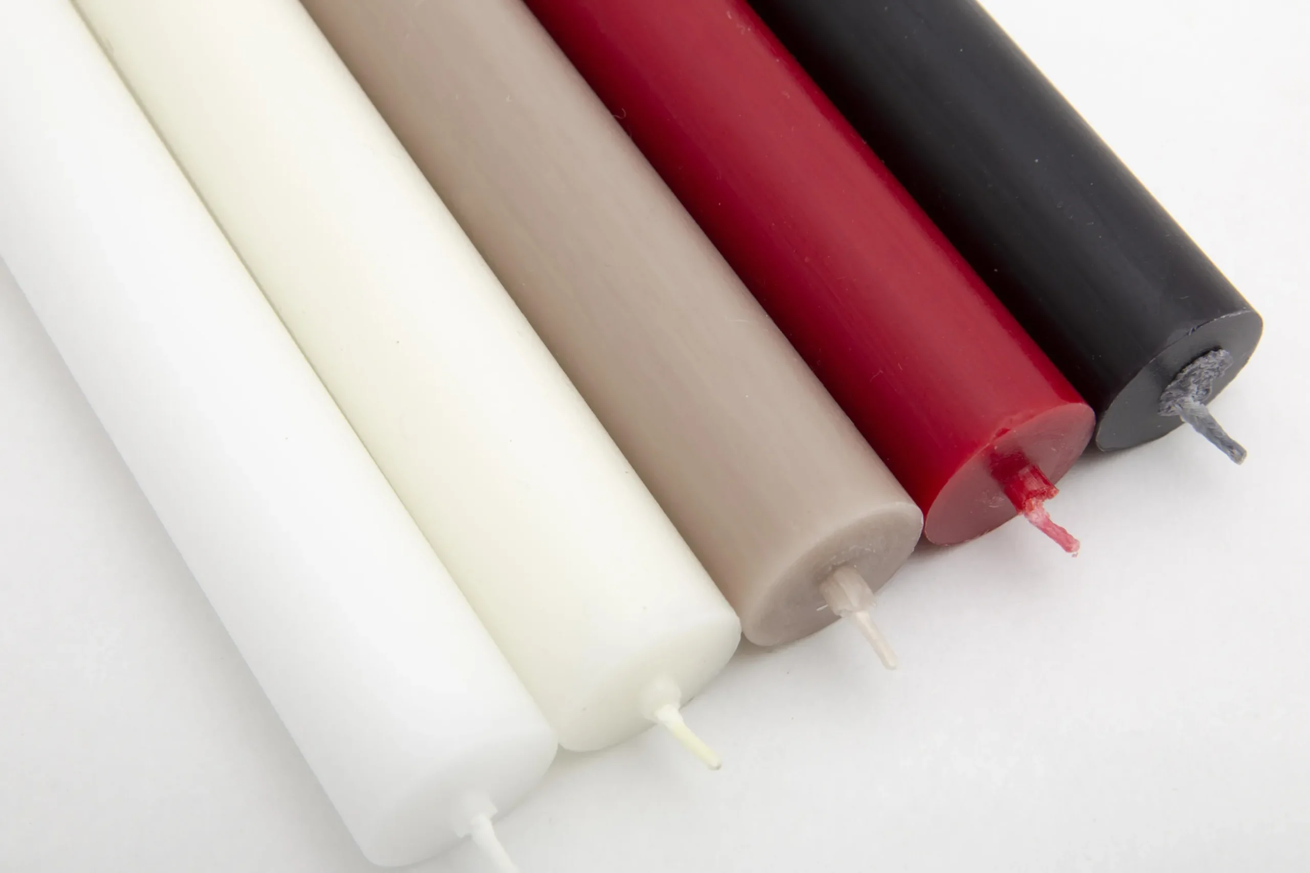 Nell, Table Candle, Colour Black, Set Of 4