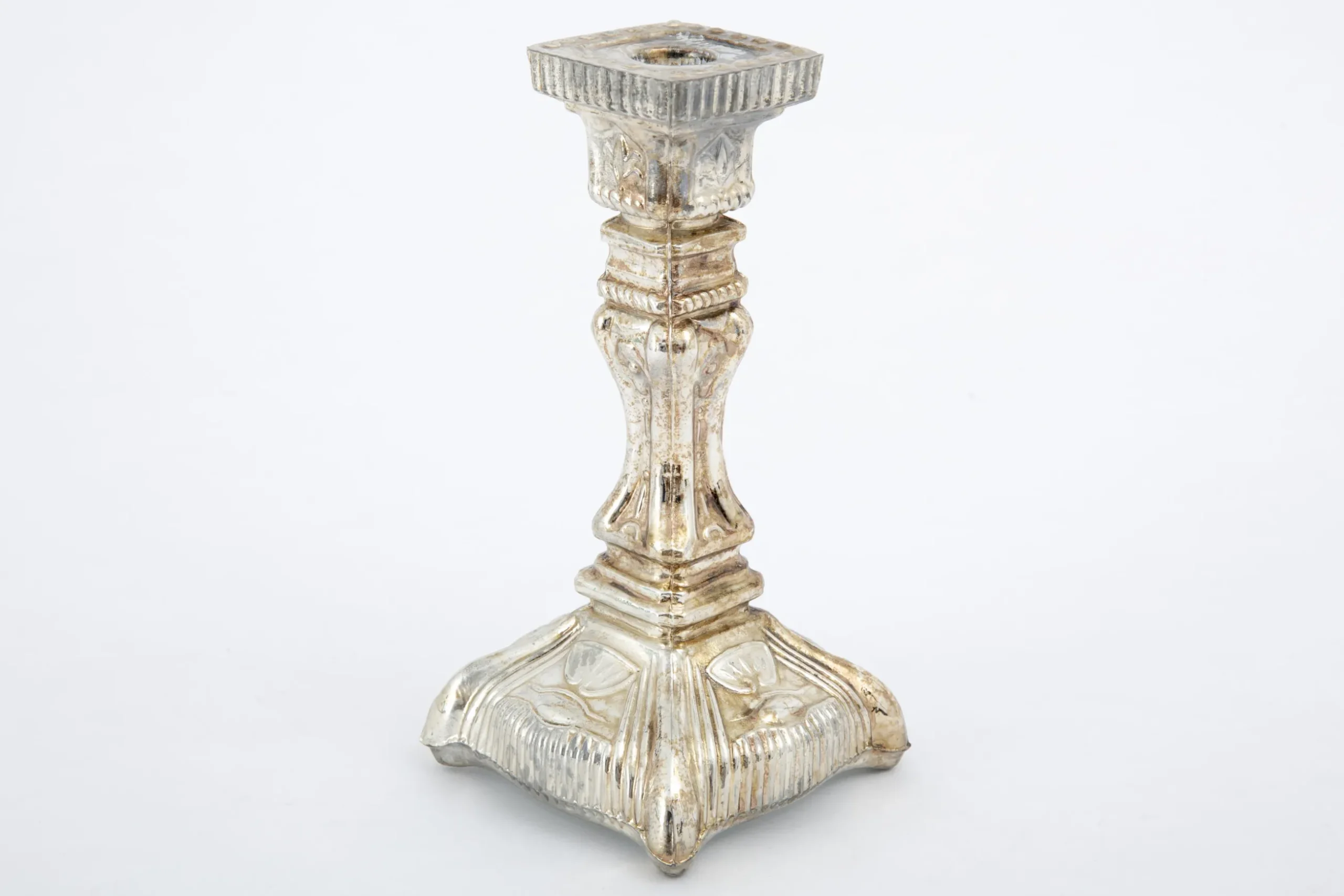 Newmarch, Candlestick, Mercury Glass