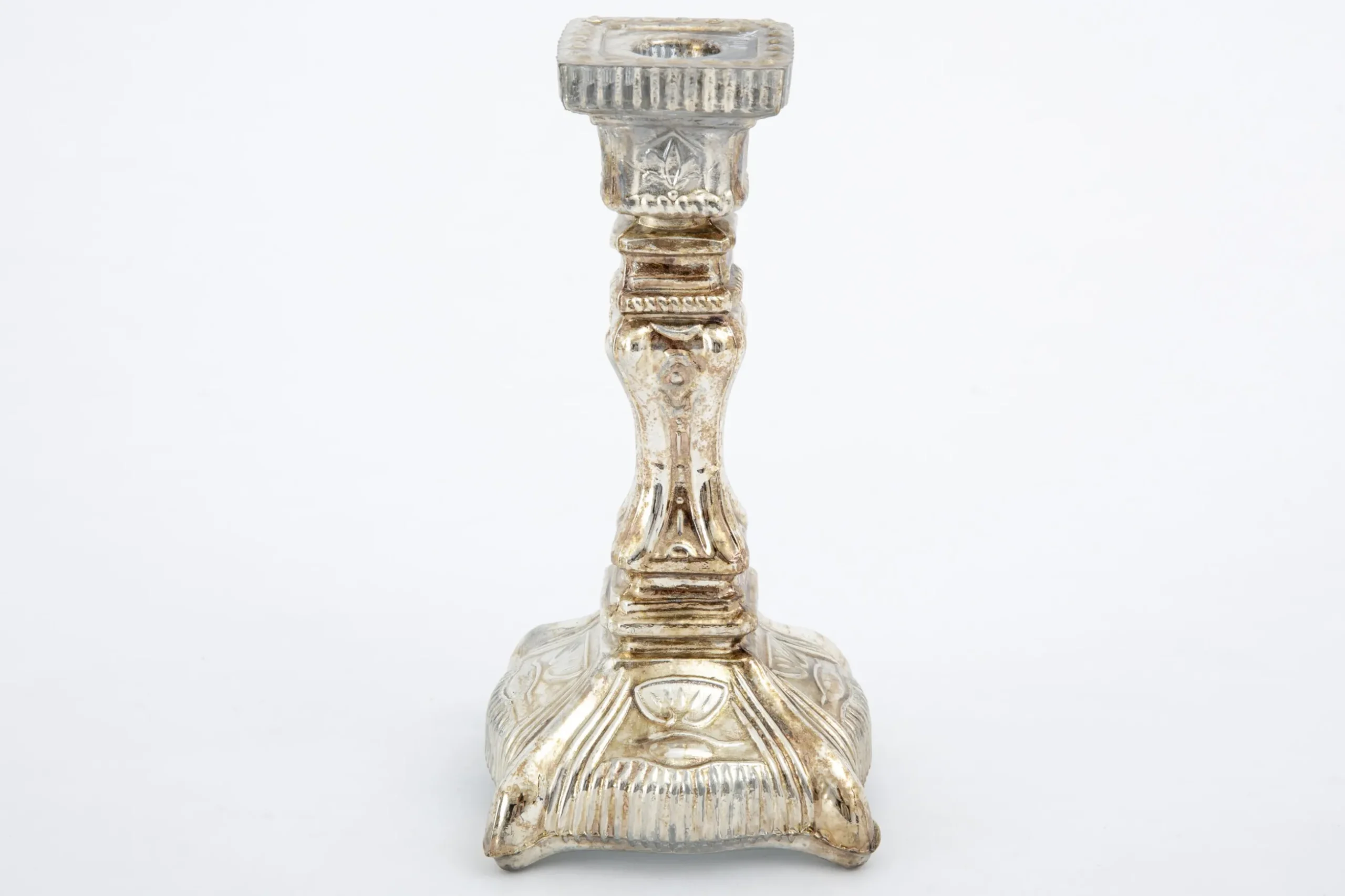 Newmarch, Candlestick, Mercury Glass