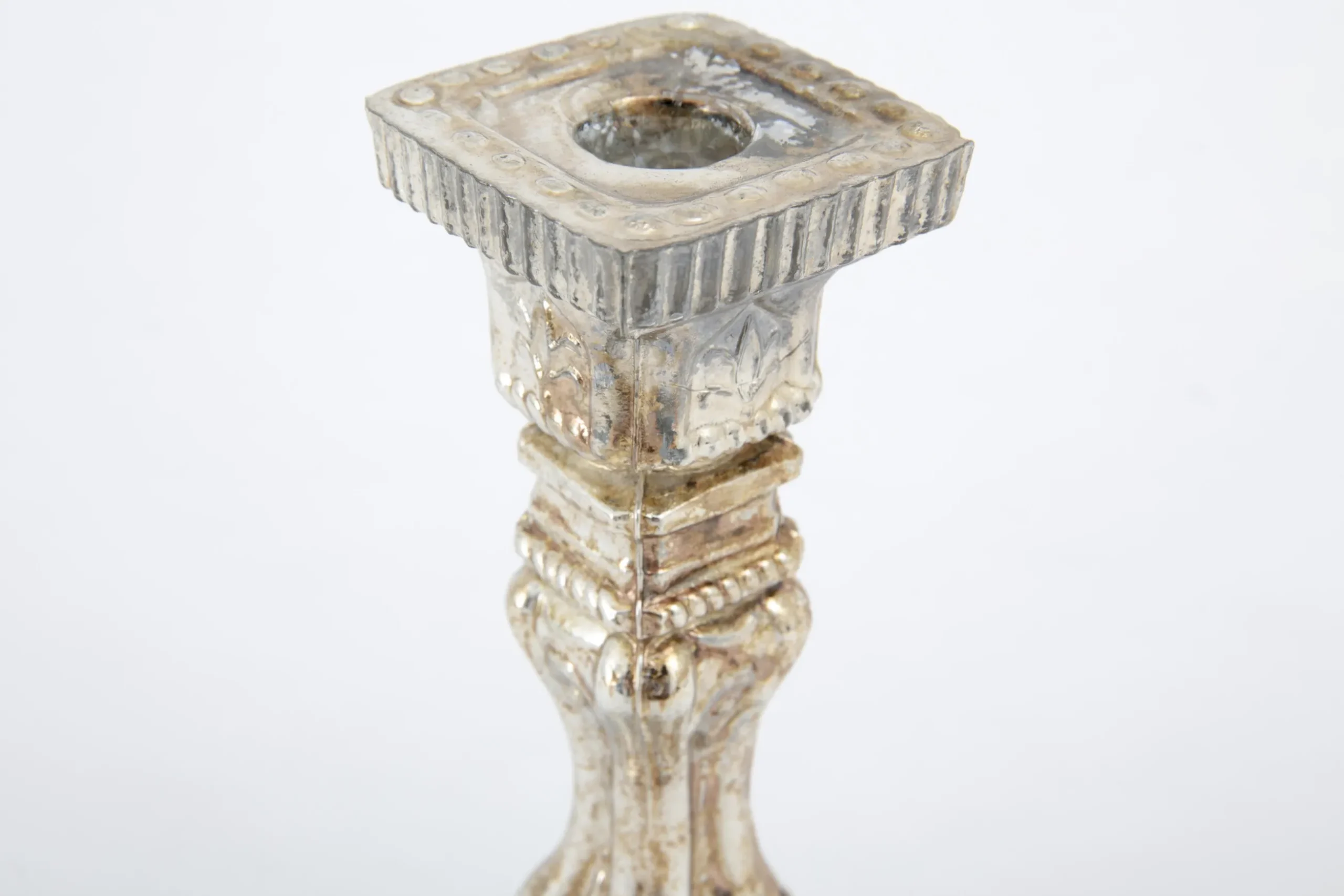 Newmarch, Candlestick, Mercury Glass