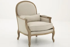 Ranomi, Armchair, Natural Linen