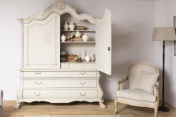 Ranomi, Armchair, Natural Linen