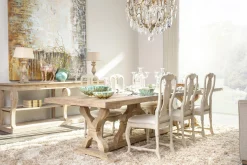 Reggie, Dining Table, Rectangular, Wood, Natural
