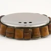 Rene, Soap Dish, Steel And Wood