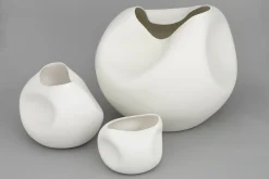 Reynolds, Vase, Ceramic, White, Model 1