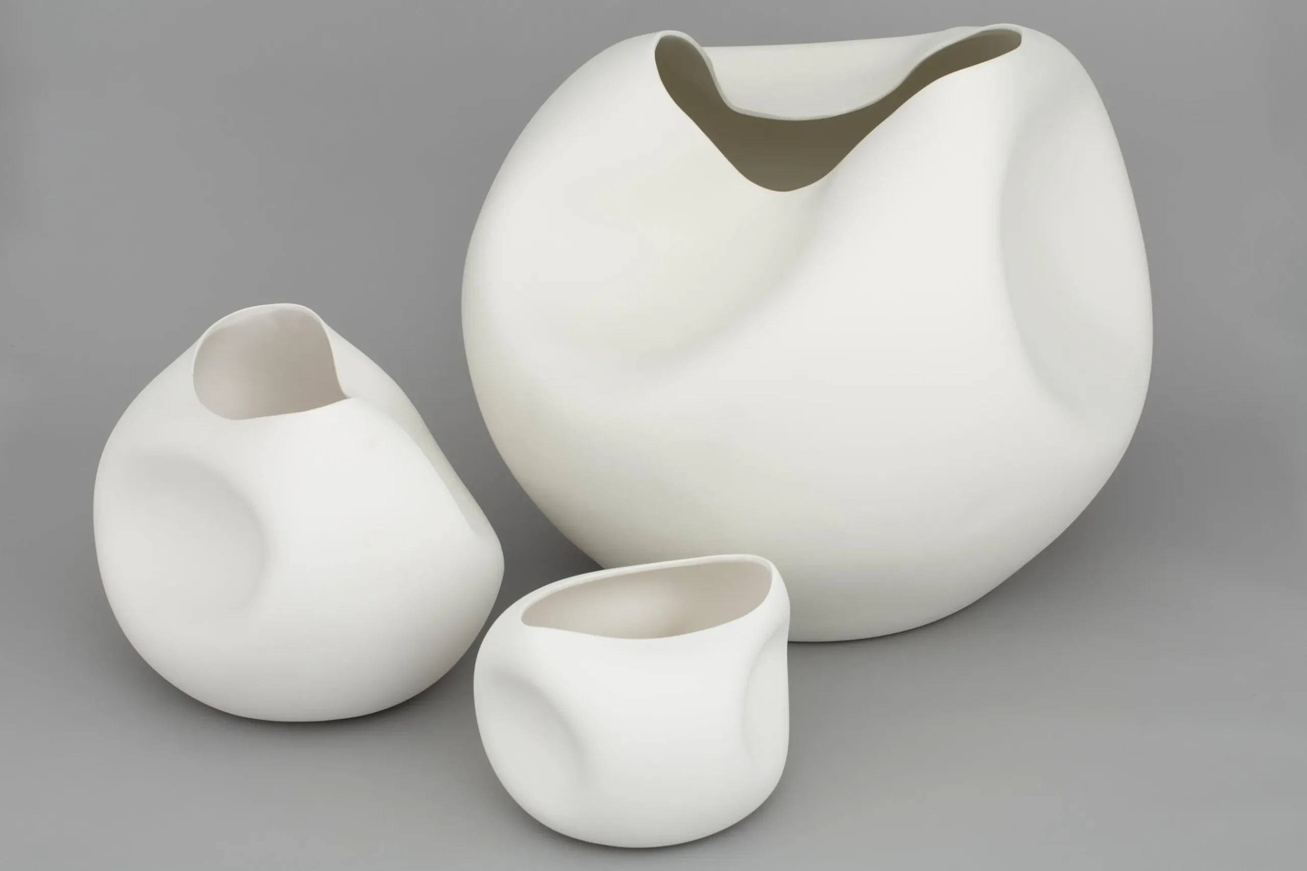Reynolds, Vase, Ceramic, White, Model 4