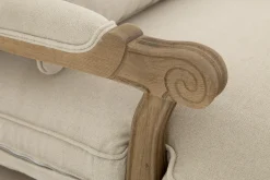 Richelle, Lounge Chair, Natural Linen