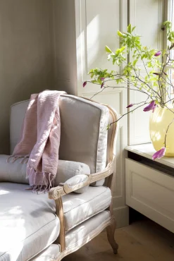 Richelle, Lounge Chair, Natural Linen
