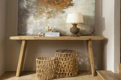 Saito, Console Table, Old Elm