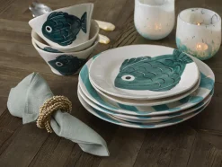 Sangha, Plate, 28Cm, Stripes