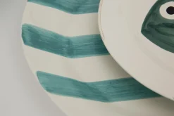 Sangha, Plate, 28Cm, Stripes