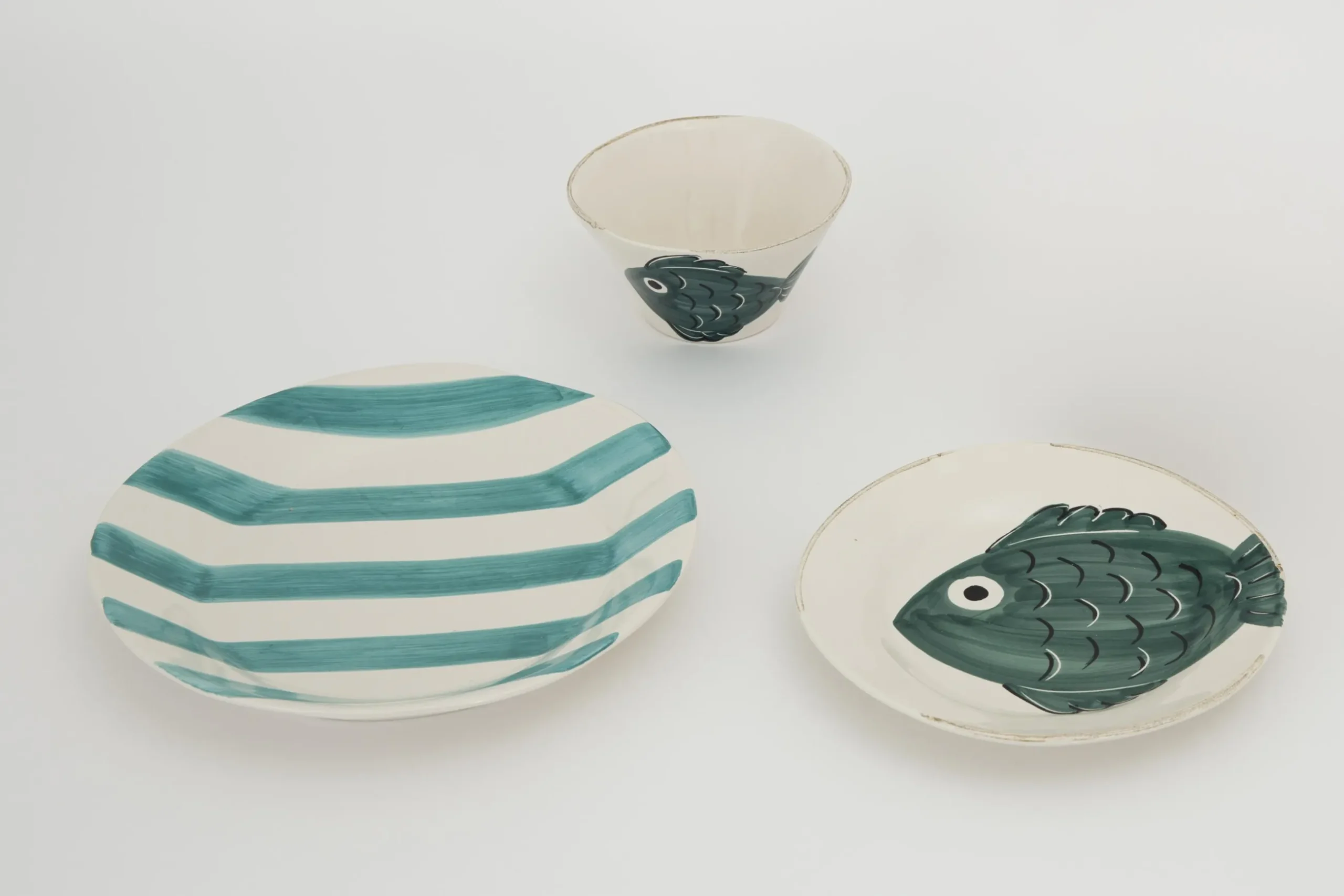 Sangha, Plate, 28Cm, Stripes