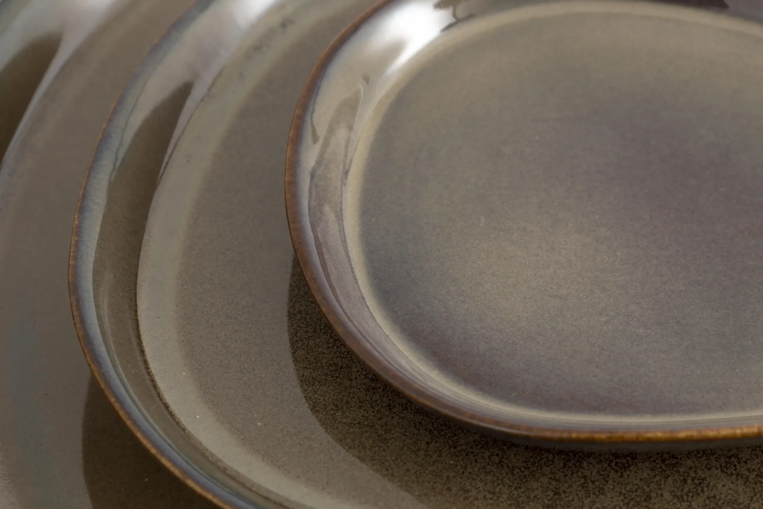Shape, Plate, Khaki, 28,5Cm