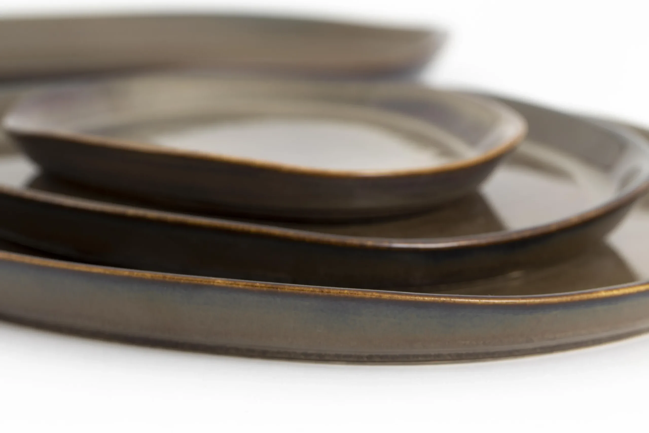 Shape, Plate, Khaki, 15Cm