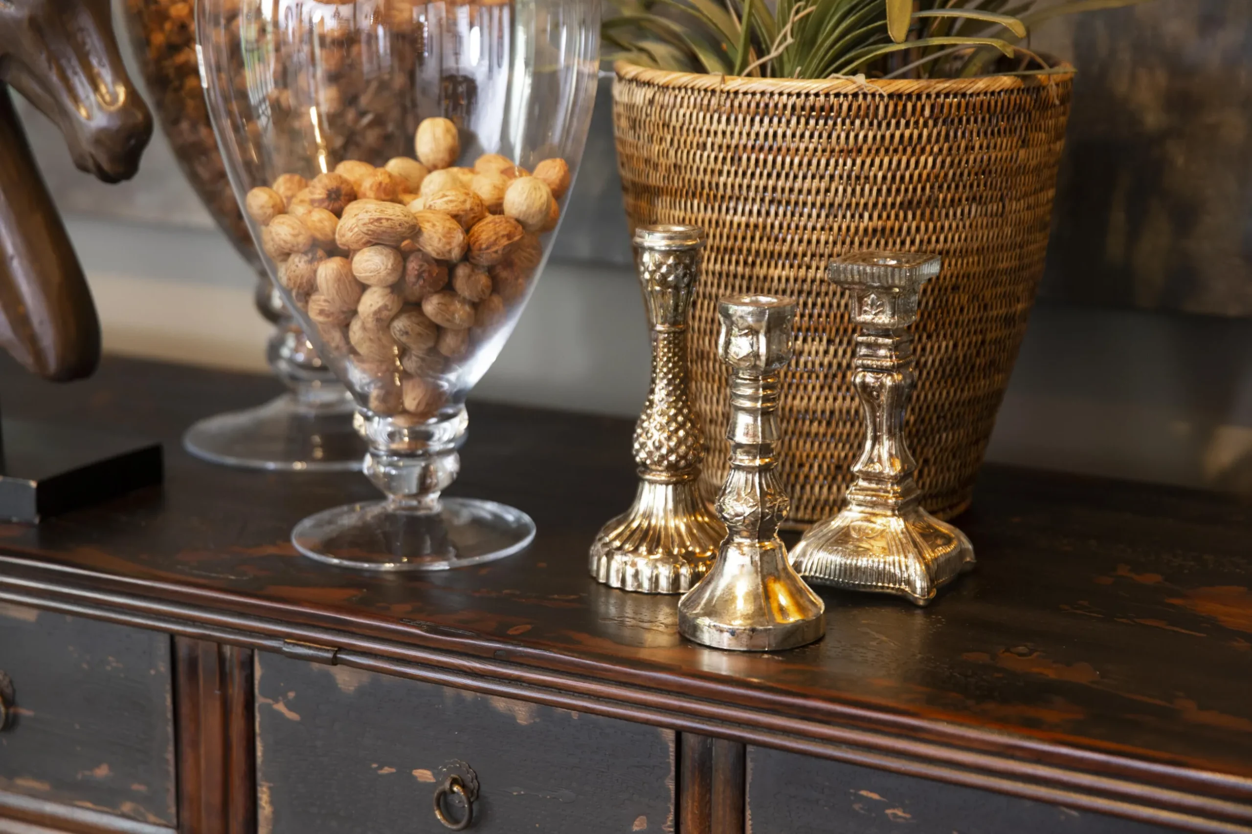 Shinyei, Candlestick, Mercury Glass