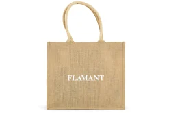 Shopper Flamant, Shopping Bag, Jute, Natural