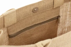 Shopper Flamant, Shopping Bag, Jute, Natural