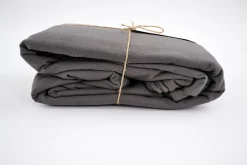 Stefano, Duvet Cover, 260X220, Gray Pinstripe, Pillowcases Not Included