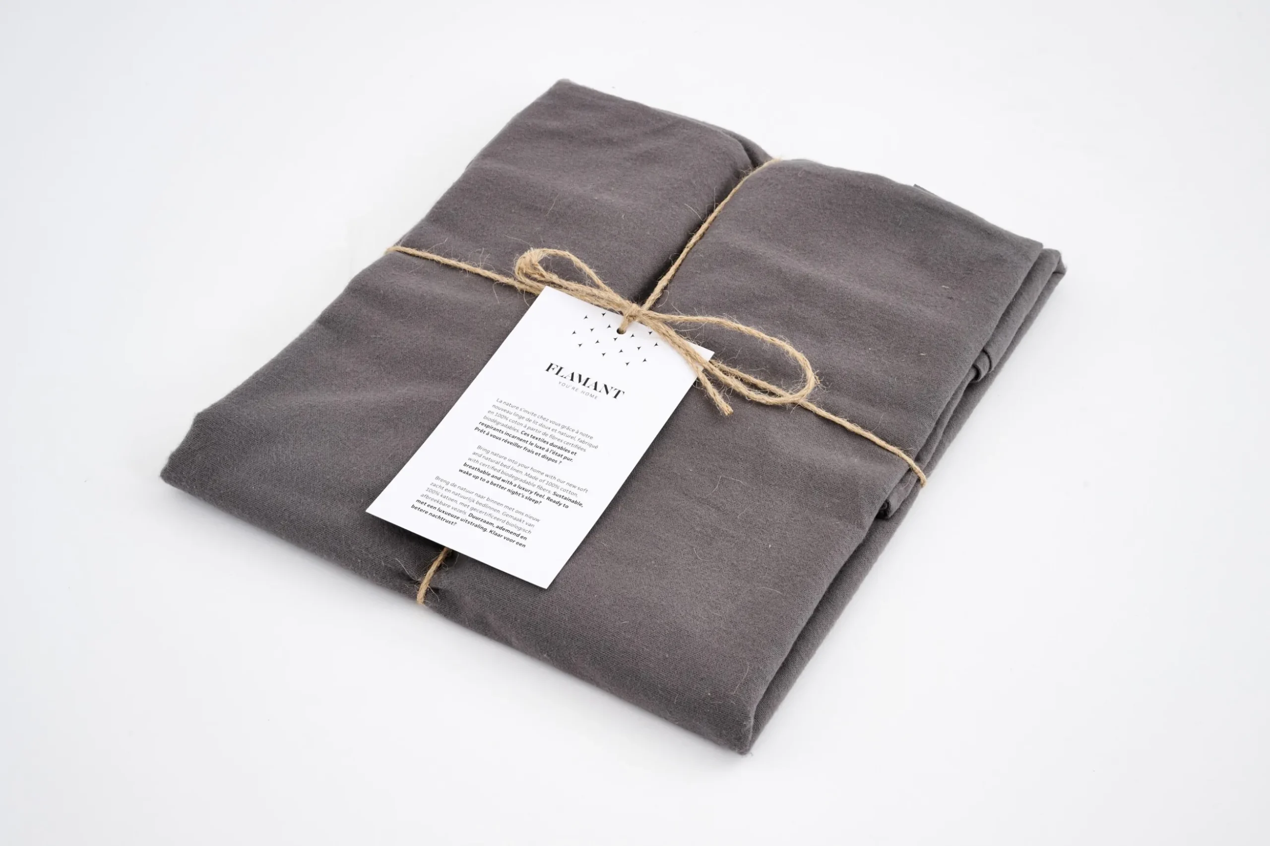 Stefano, Pillowcase, Set Of 2, 50X70, Gray Pinstripe