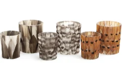 Sterling, Tea Light Holder, Feathers, L