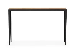 Thibaut, Console Table, Wood And Metal