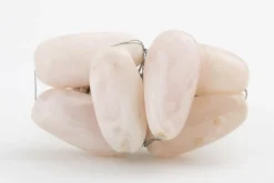 Tina, Napkin Ring, Beads, White