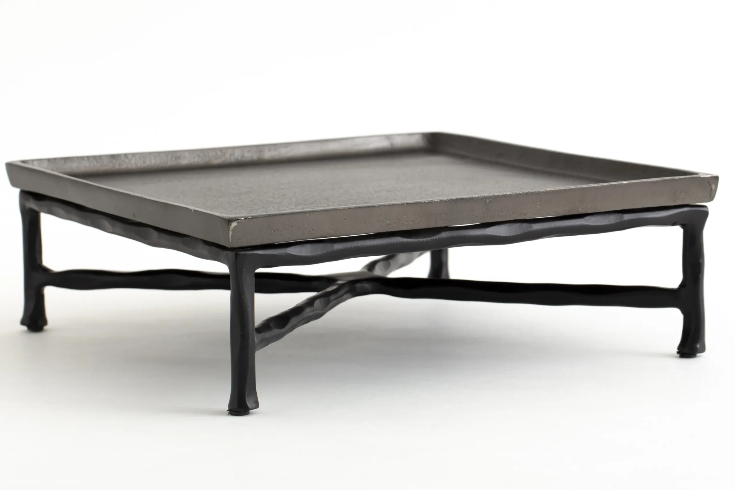 Tinsley, Tray, Metal, Black, S