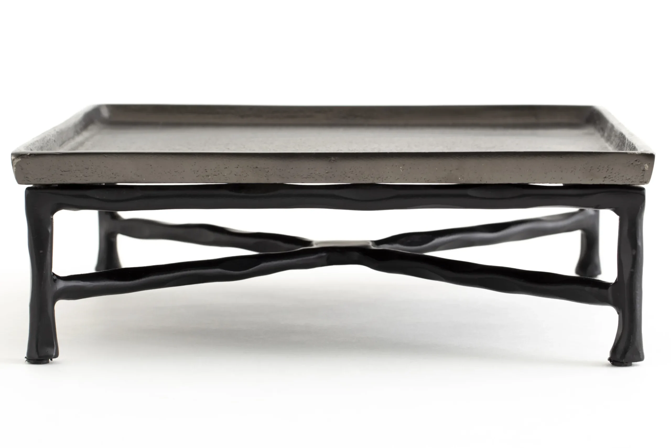 Tinsley, Tray, Metal, Black, S