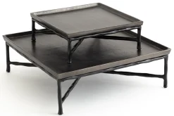 Tinsley, Tray, Metal, Black, S