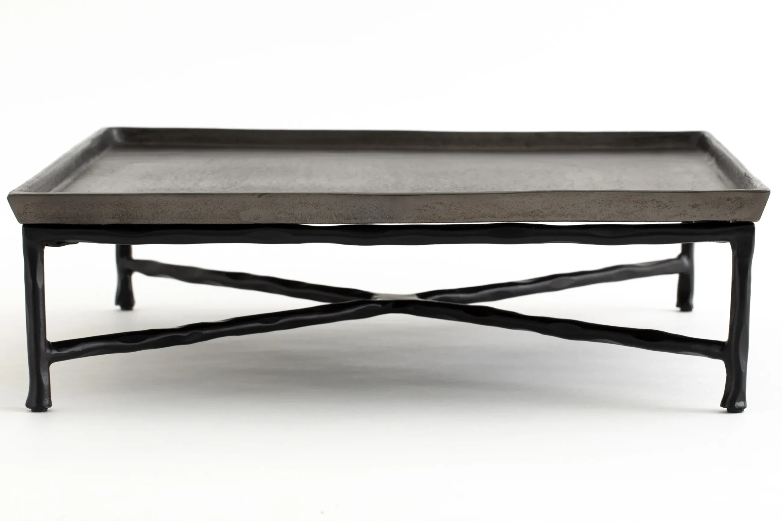 Tinsley, Tray, Metal, Black, L