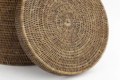 Togo, Linen Basket, With Ears, Reed