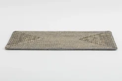 Togo, Placemat, Reed, Grey, Rectangular