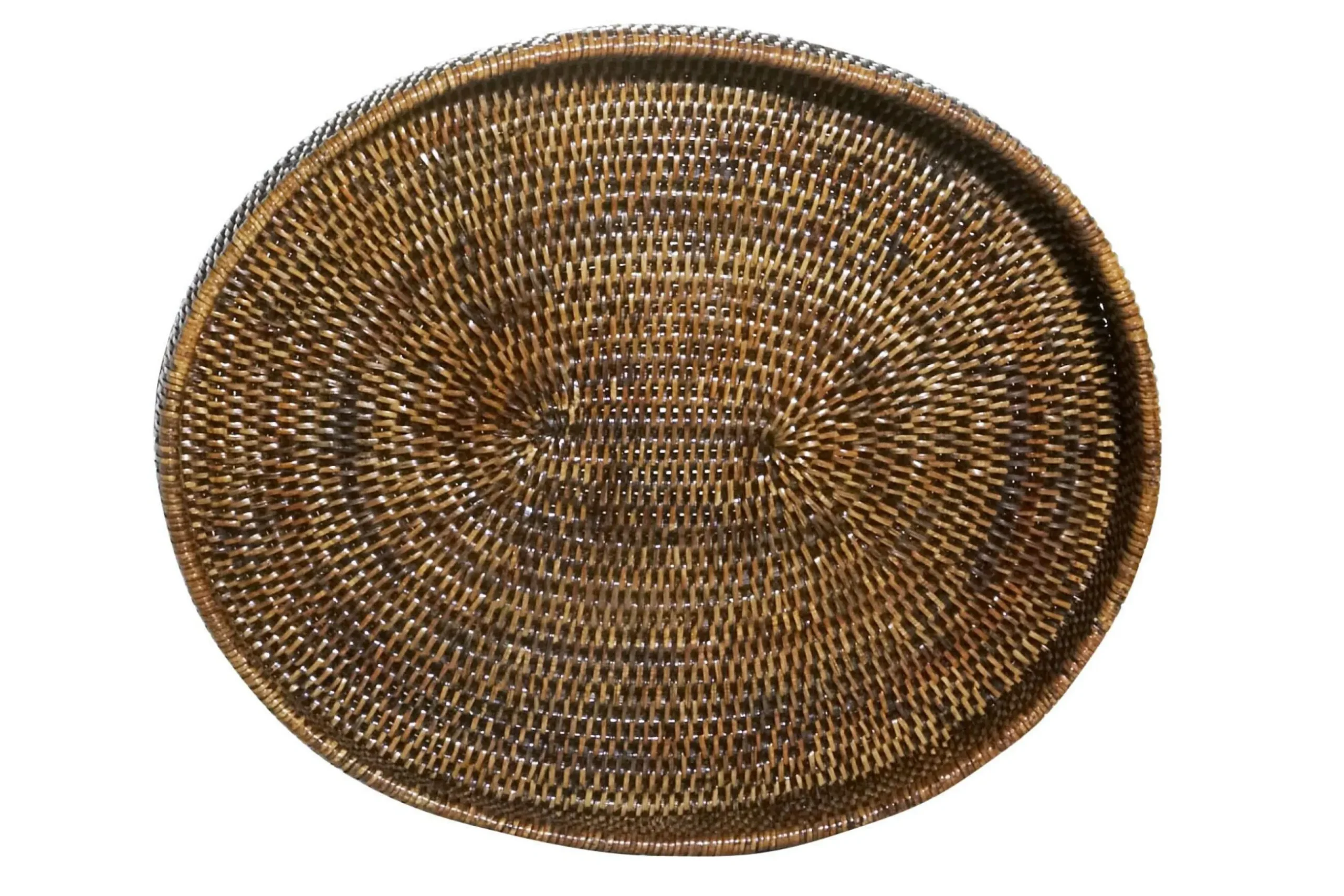Togo, Tray, Oval, With Rim, Reed, 46Cm