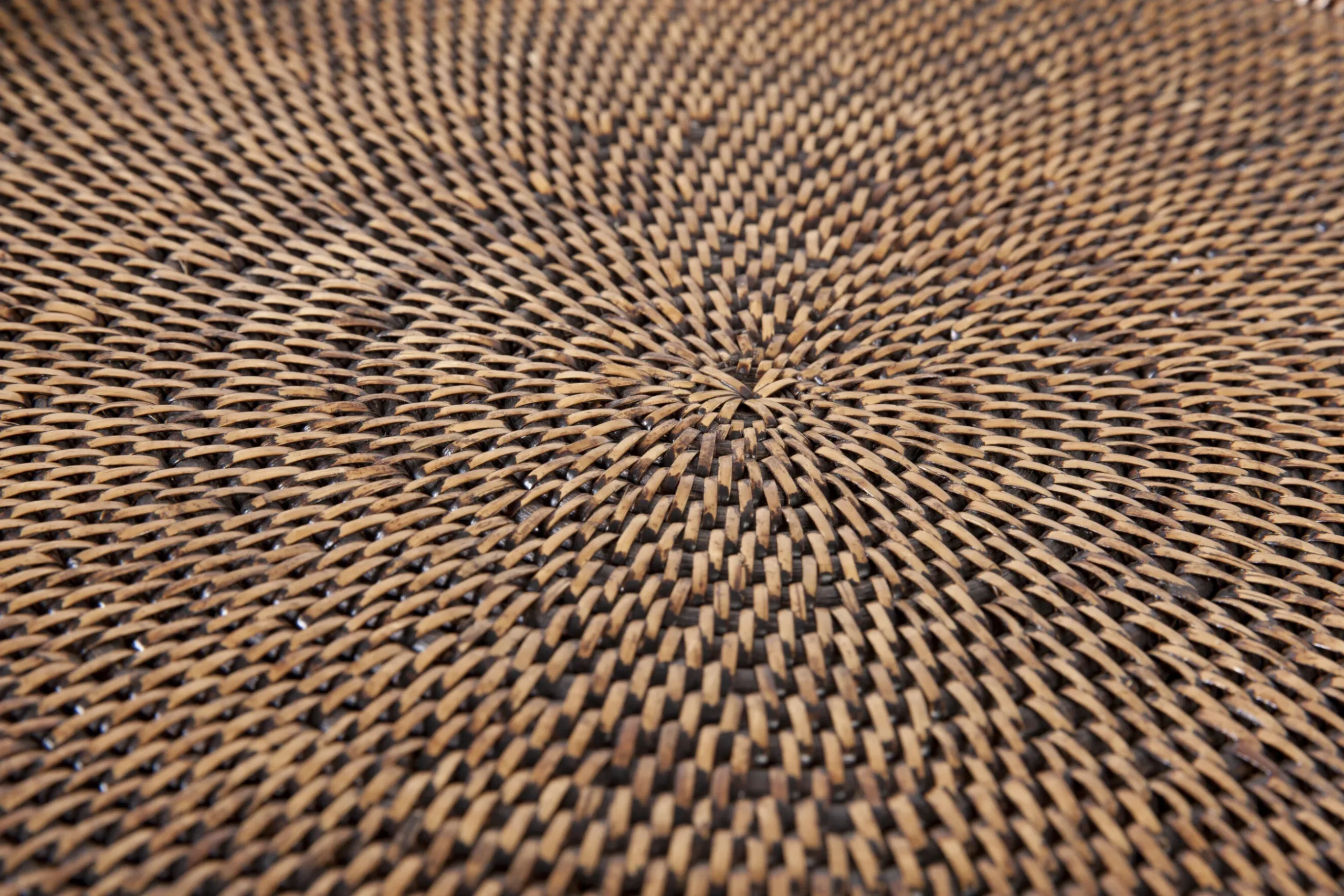 Togo, Tray, Round, Reed, 48Cm