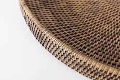Togo, Tray, Round, Reed, 48Cm
