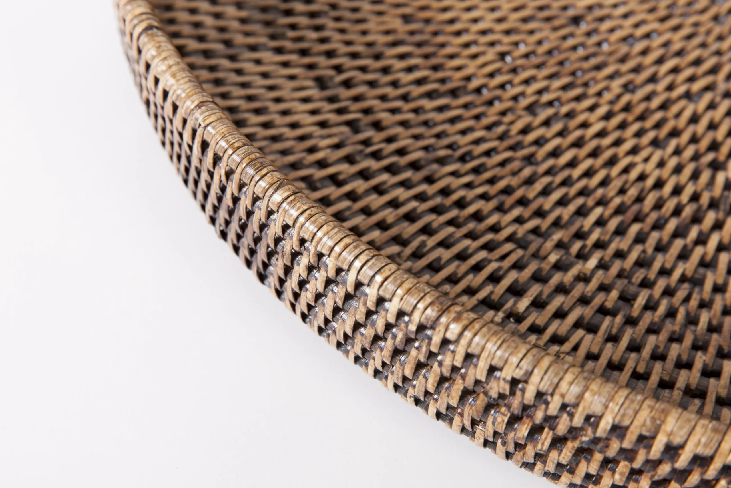 Togo, Tray, Round, Reed, 48Cm