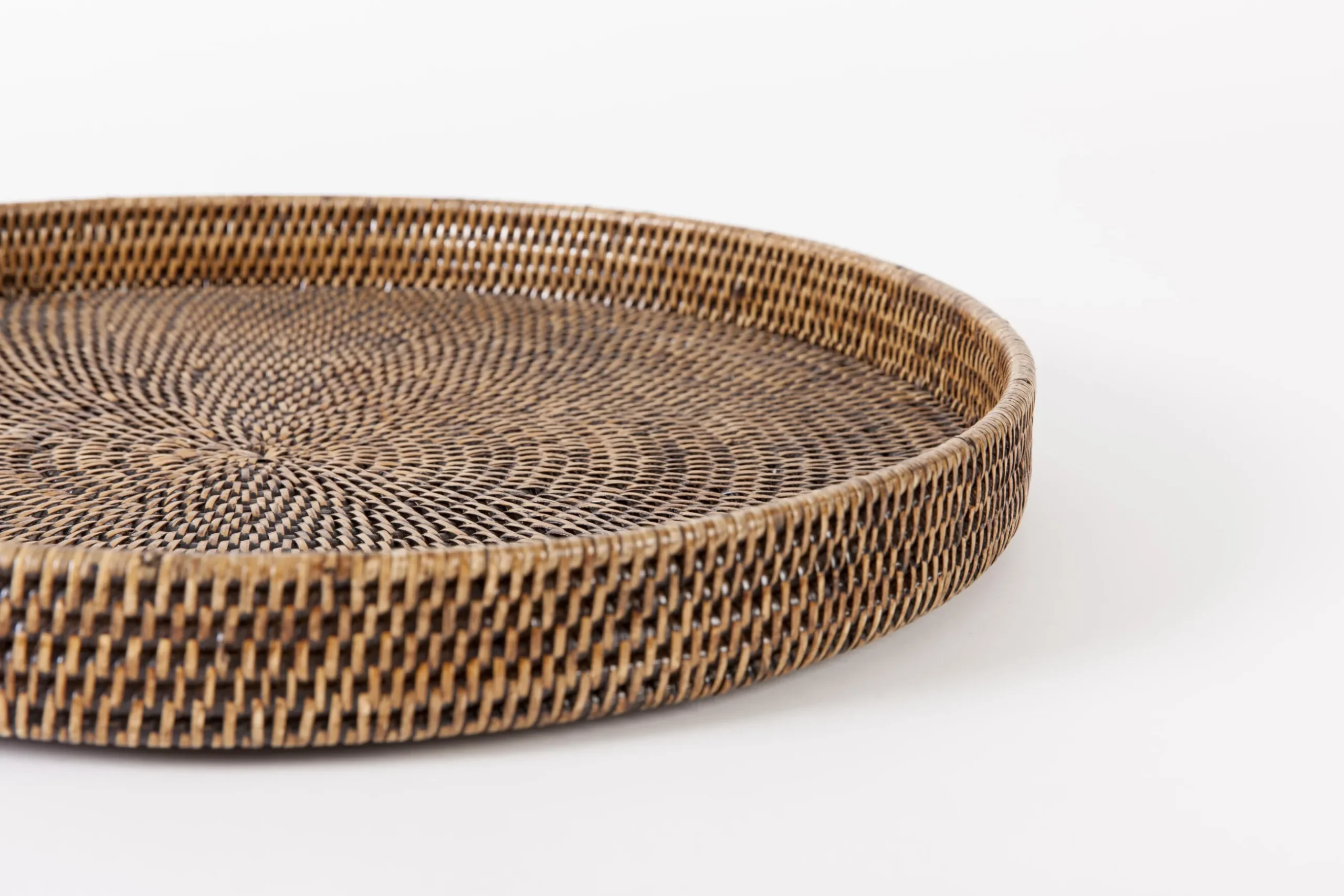 Togo, Tray, Round, Reed, 48Cm
