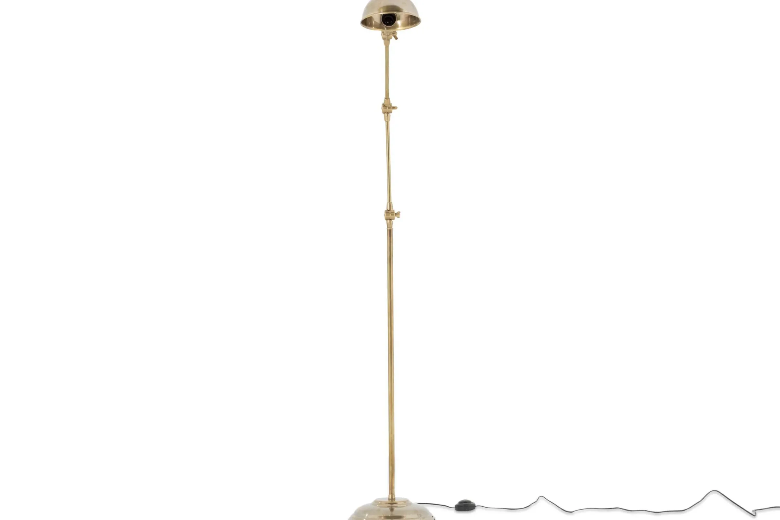 Twist, Floor Lamp, Brass Finish