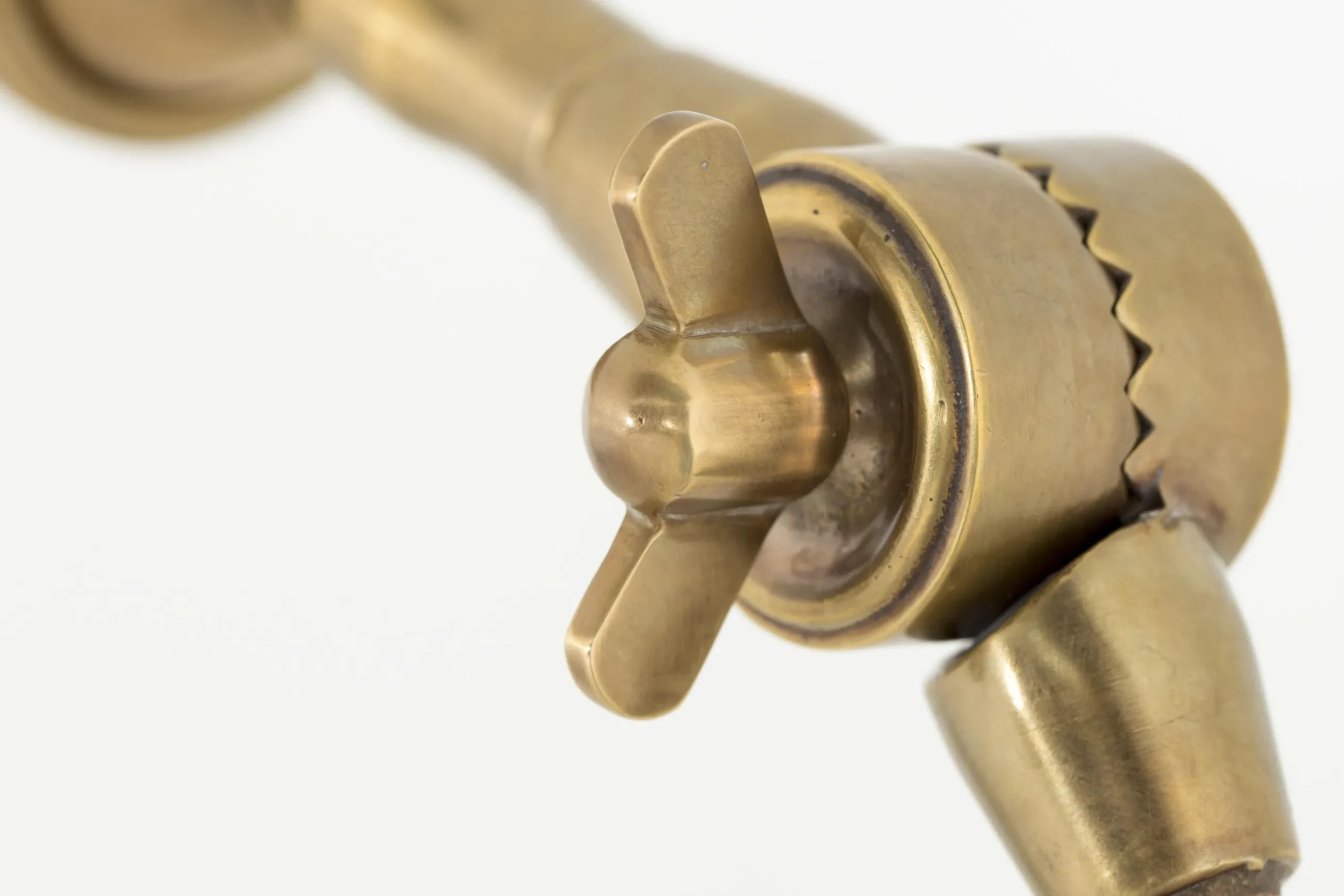 Twist, Floor Lamp, Brass Finish